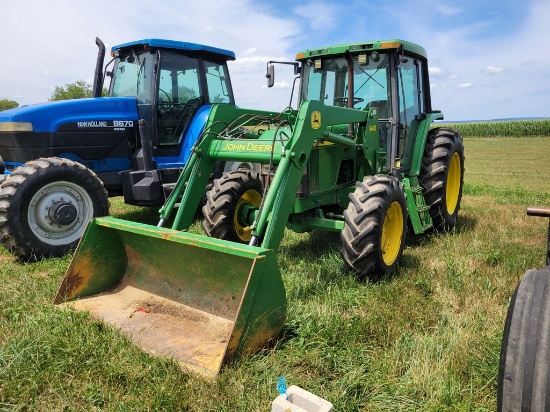 John Deere 6410 Cab Loader Tractor 'Runs & Operates - NO Guarantee'