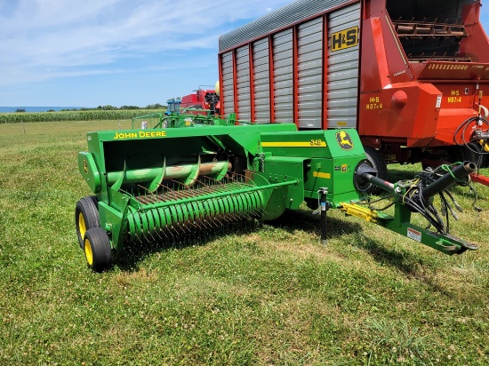 John Deere 348 Small Square Baler 'Control in Twine Box'
