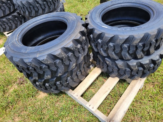 Forerunner SKS1 Skid Steer Tires 'Set of 4 - New'
