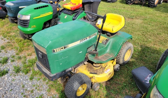 John Deere 180 Riding Tractor 'Runs & Operates - NO Guarantee'