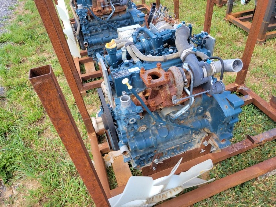 2017 Kubota Diesel V3307 Engine 'AS-IS - For Parts or Repair'