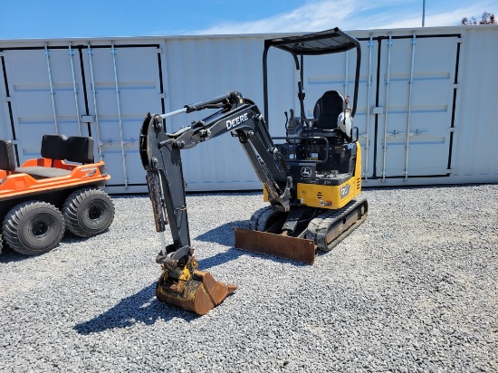 2022 Deere 17G Mini Excavator 'Ride & Drive - Drive Train Guarantee'