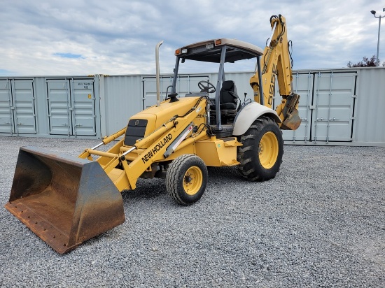 New Holland 555E Backhoe 'Runs & Operates - NO Guarantee'