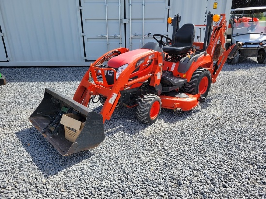 Kioti CS2510 Compact Tractor Loader Backhoe 'Ride & Drive - Drive Train Guarantee'