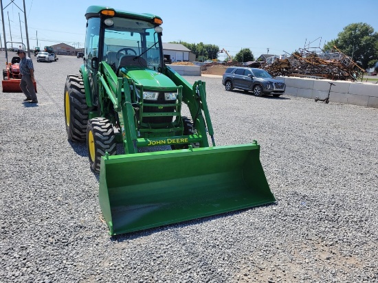 2016 John Deere 4066R Cab Compact Loader Tractor 'Ride & Drive - Drive Train Guarantee'