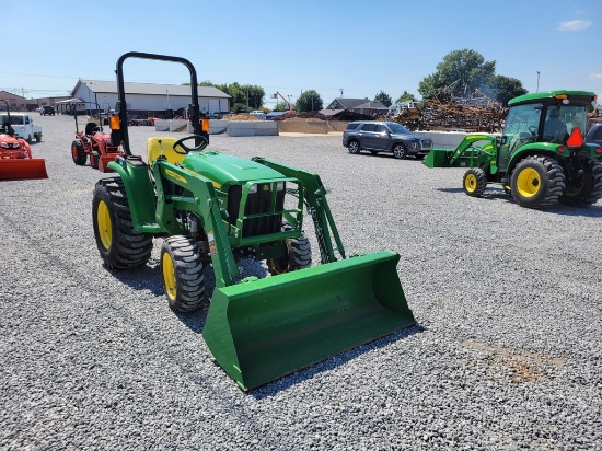 2017 John Deere 3032E Compact Loader Tractor 'Ride & Drive - Drive Train Guarantee'