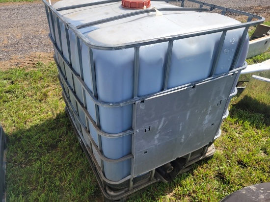 Tote with Waste Oil