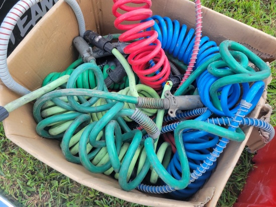 Box Lot - Air Hoses & Electric Cords