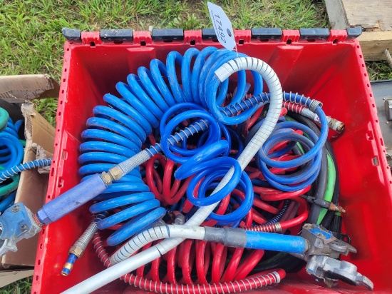 Box Lot - Air Hoses & Electric Cords