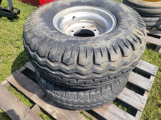 Tires on Wheels 'Pair of 2'