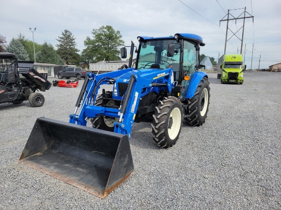2025 New Holland Workmaster 75 Cab Loader Tractor 'Elite Ride & Drive - Drive Train Guarantee'
