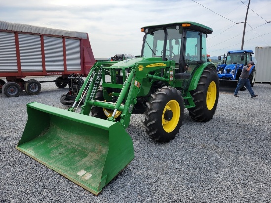 2011 John Deere 5101E Cab Loader Tractor 'Ride & Drive - Drive Train Guarantee'