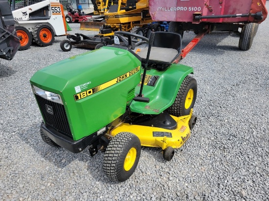 John Deere 180 Riding Tractor 'Runs & Operates - NO Guarantee'