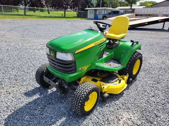 2010 John Deere X728 Riding Tractor 'Ride & Drive - Drive Train Guarantee'