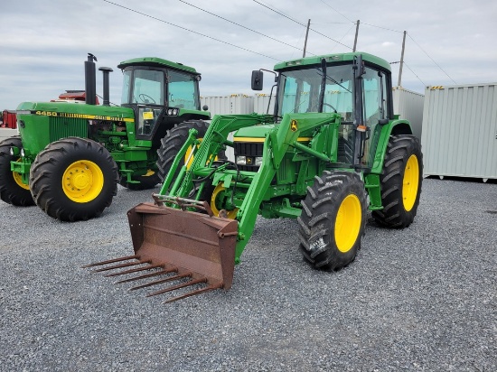 John Deere 6110 Cab Loader Tractor 'Ride & Drive - Drive Train Guarantee'