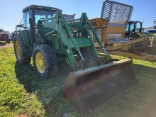 2000 John Deere 7210 Cab Loader Tractor 'Runs & Operates - NO Guarantee'