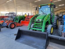 John Deere 4720 Compact Cab Loader Tractor 'Ride & Drive - Drive Train Guarantee'