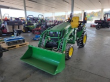 2024 John Deere 2025R Compact Loader Tractor 'Ride & Drive - Drive Train Guarantee'