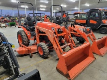 2023 Kubota LX2610 Compact Loader Tractor 'Ride & Drive - Drive Train Guarantee'