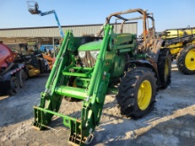 2017 John Deere 6120M Loader Tractor 'AS-IS - For Parts or Repair - FIRE DAMAGE'