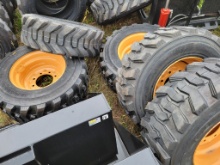 Forerunner SKS1 Skid Steer Tires on Wheels 'Set of 4 - New'