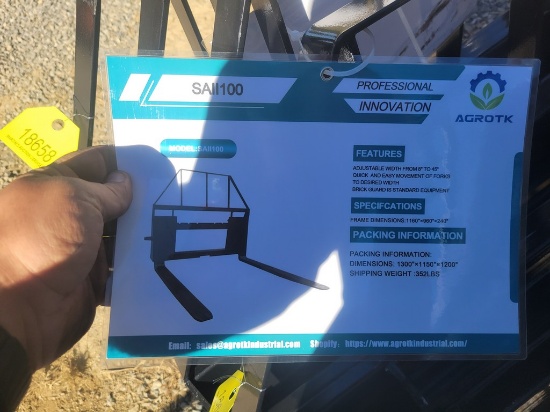 Agrotk SAII100 Pallet Forks 'NEW'
