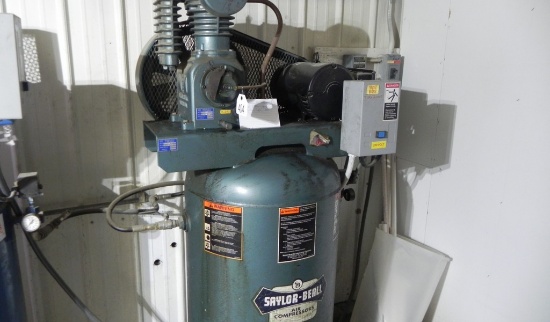 Saylor-Beall Upright Air Compressor 'Works Good'