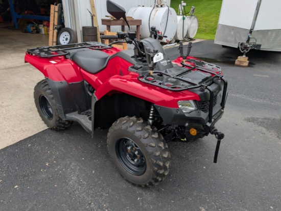 2024 Honda Rancher 420 ATV 'Certificate of Origin'