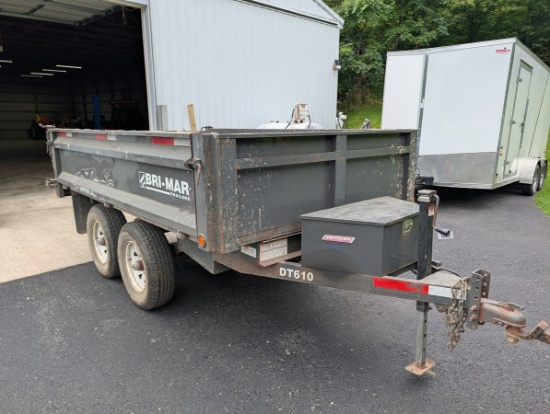 2009 Bri-Mar DT610 Dump Trailer Title