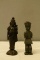 2 Wood Carved Figurines