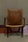 Leather Ornate Folding Chair