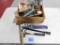 Blue Anchor Crate with Tools and Hammers