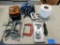 Plasti Fittings, 12 Saw Blades, Light Cast Iron kettle, Paint Stirrer