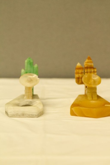 2 Alabaster Ash Trays