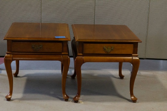 Pair of Cherry End Tables