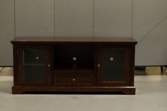 Cherry Finish Entertainment Cabinet