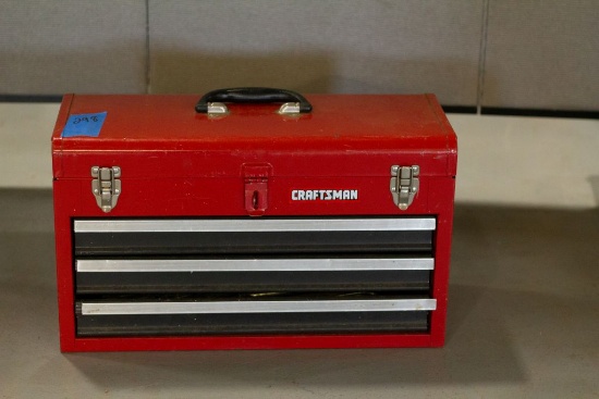 Craftsman 3 Tray Tool Box with Assorted Tools
