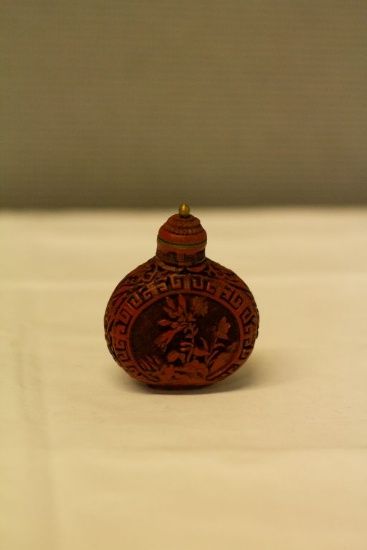 Cinnabar Snuff Bottle