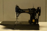 Portable Singer Sewing Machine in Case