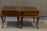 Pair of Cherry End Tables