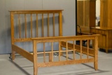 Mission Style Oak Bed