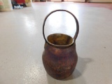 Copper Pot with Brass Insert