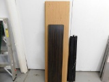 Metal Shelf with wood shelves
