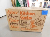 Oster Kitchen Center Unopened in Box, Sauder, TV Cart