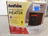 Duraflame Infrared Quarts Heater, Office Chair in Box, storage Shelf