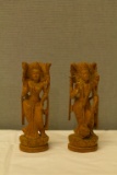 Pair of Wood Carved Figurines