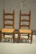 Pair of Child's Ladderback Chairs