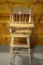 Antique Painted High Chair