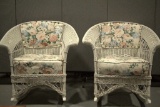 Pair of Wicker Rocking Chairs