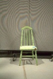 Antique Green Painted Child's Chair